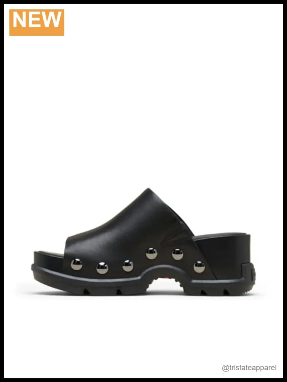 Sorel Roam'n Slide Leather Platform Open Toe Slip On Sandal